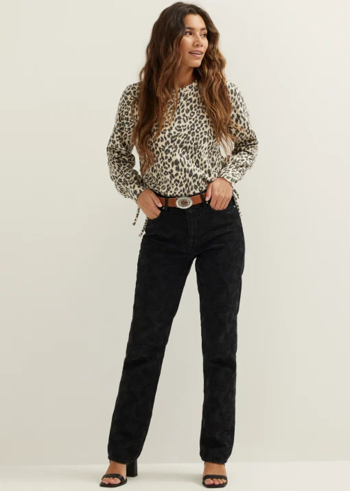 Top met print