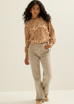 Top met print
