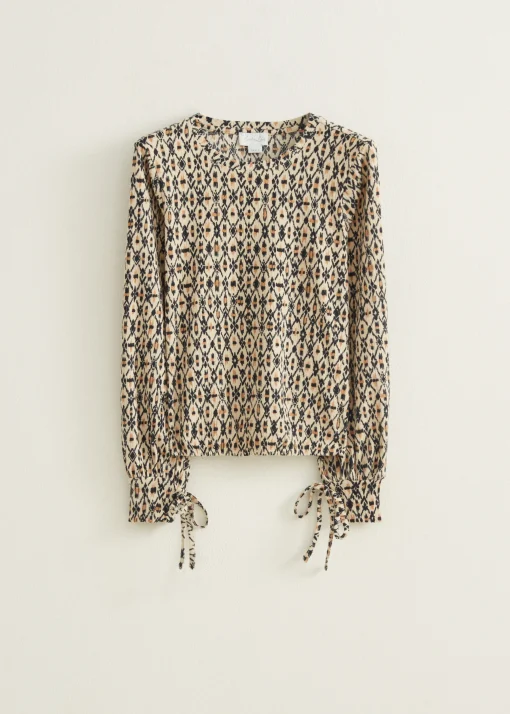 Top met print