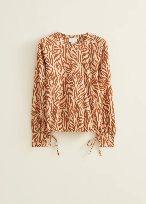 Top met print