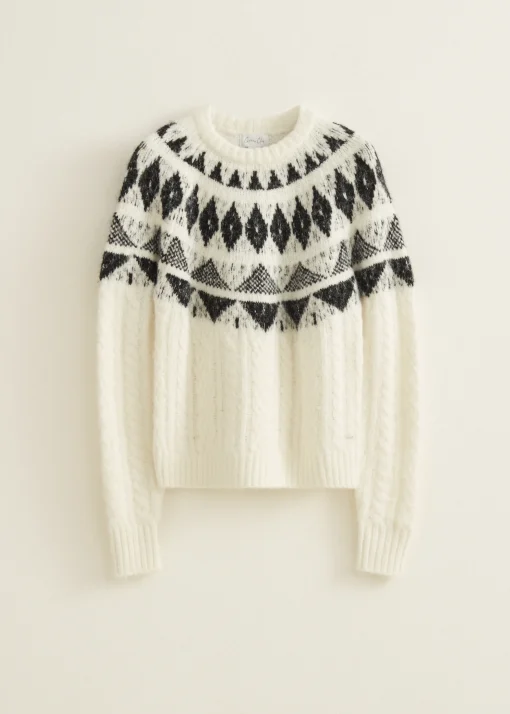 Trui met aztec print