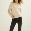Trui met crochet details