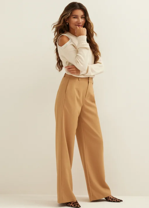 Trui met cut-outs
