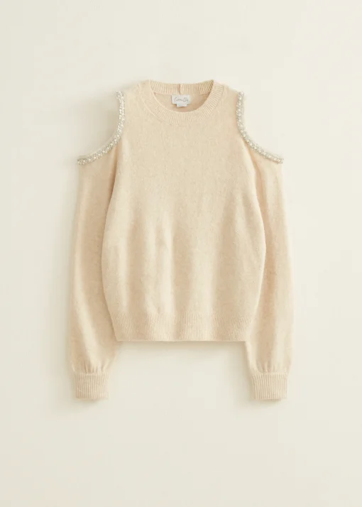 Trui met cut-outs