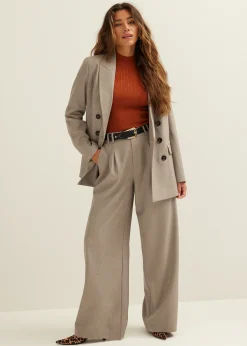 Trui met rib detail