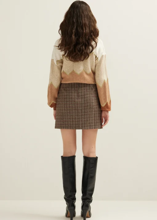 Trui met zigzag patroon