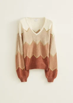 Trui met zigzag patroon