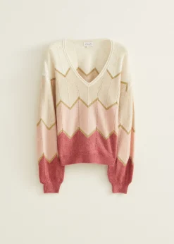 Trui met zigzag patroon