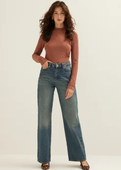 T-shirt lange mouw met lurex