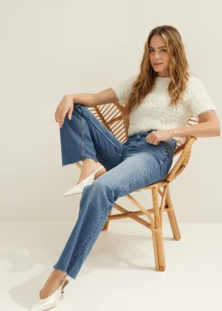 T-shirt met bloemen