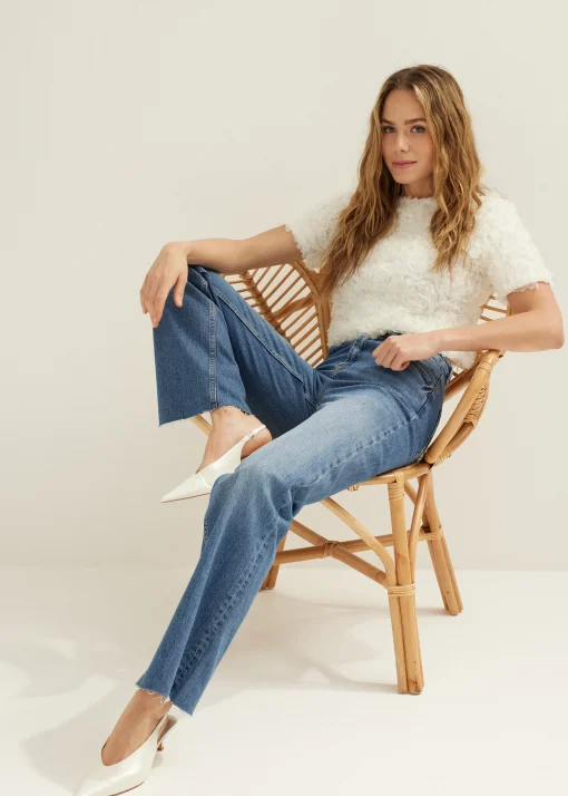 T-shirt met bloemen