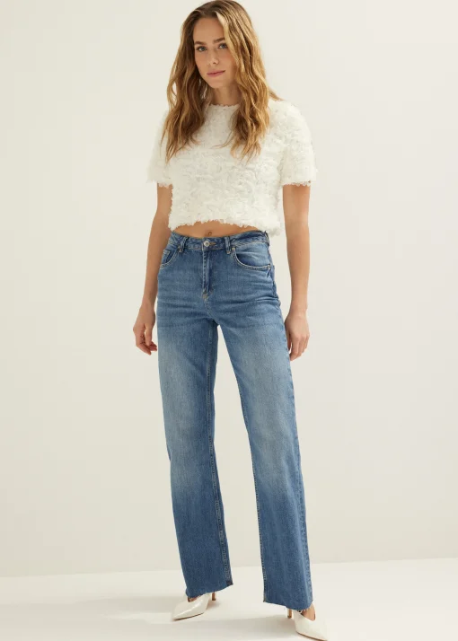 T-shirt met bloemen