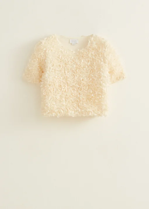 T-shirt met bloemen