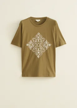 T-shirt met borduurwerk
