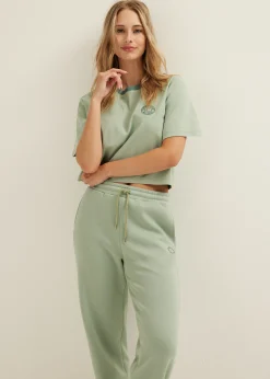 T-shirt met contrast details