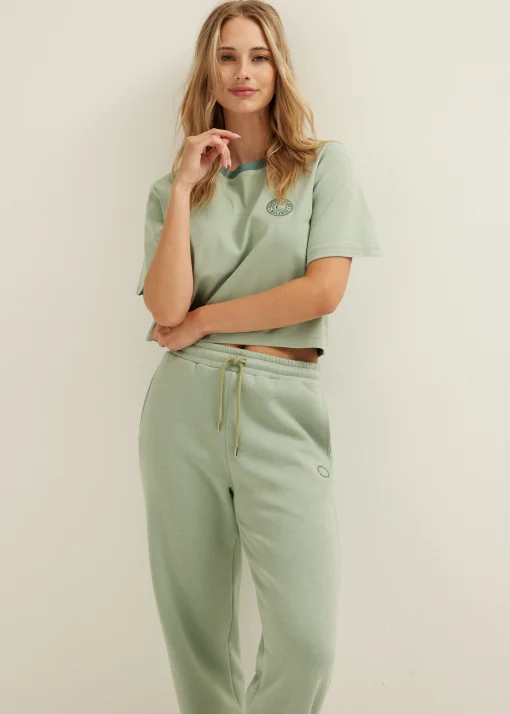 T-shirt met contrast details