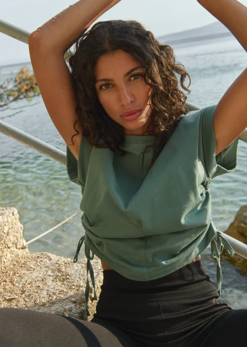 T-shirt met drawstring