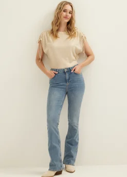 T-shirt met drawstring details