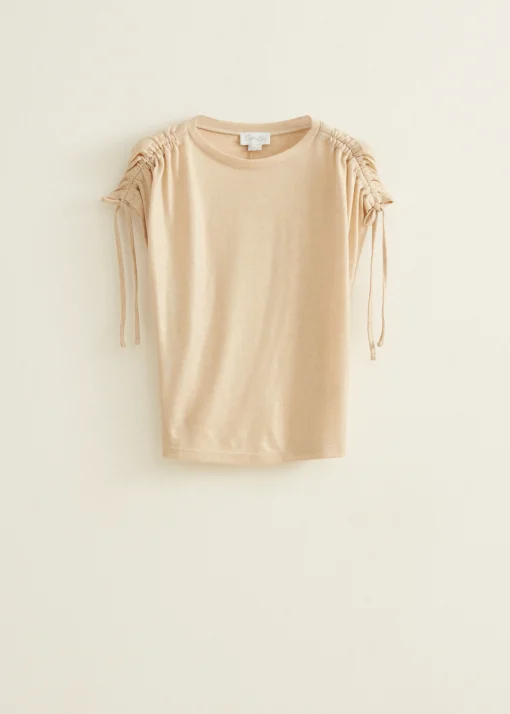 T-shirt met drawstring details
