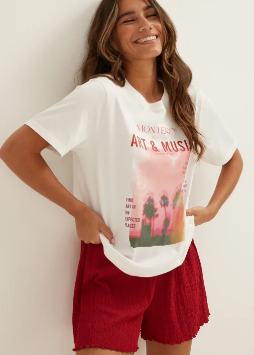 T-shirt met fotoprint montery
