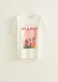 T-shirt met fotoprint montery