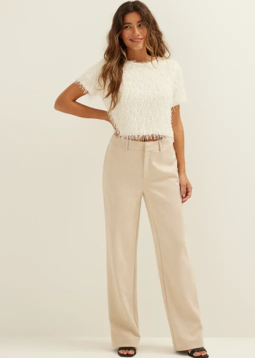 T-shirt met fringes