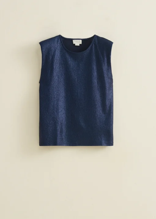 T-shirt met glans effect