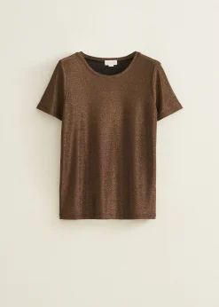 T-shirt met glitter