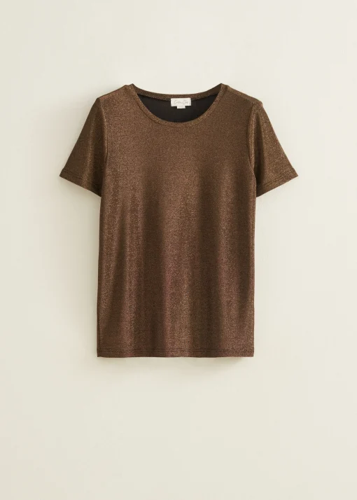 T-shirt met glitter