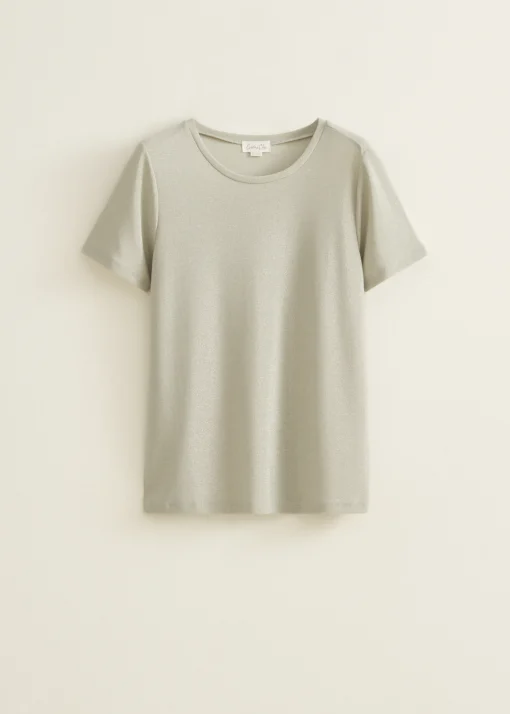 T-shirt met glitter