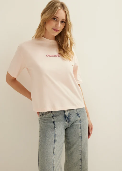 T-shirt met kralen crush