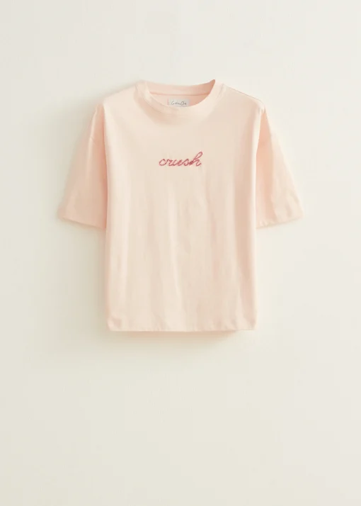 T-shirt met kralen crush