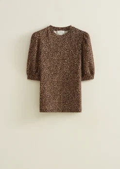 T-shirt met panterprint