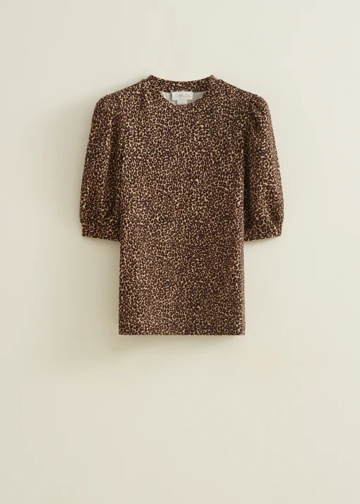 T-shirt met panterprint