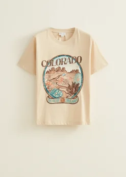 T-shirt met print colorado
