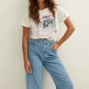 T-shirt met print enjoy