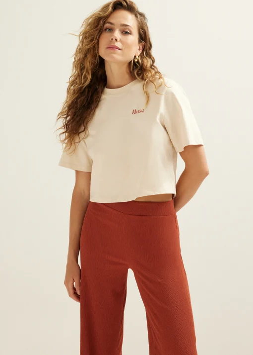 T-shirt met print muse