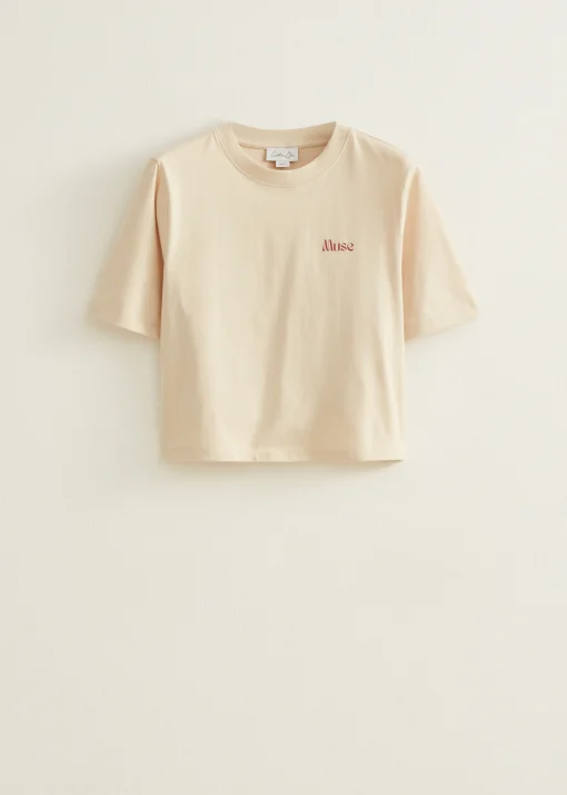 T-shirt met print muse