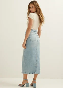 t-shirt met rib structuur