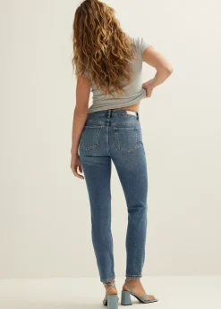 t-shirt met rib structuur