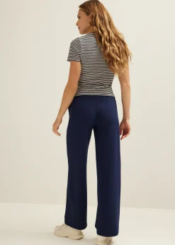 T-shirt met streep print
