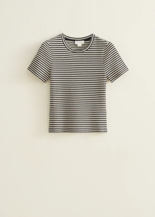T-shirt met streep print