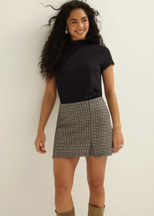 T-shirt met turtleneck
