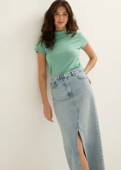 T-shirt met turtleneck