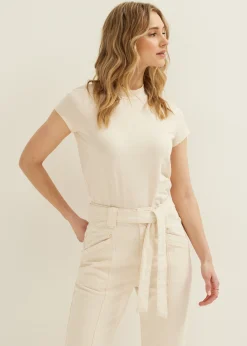 T-shirt met turtleneck