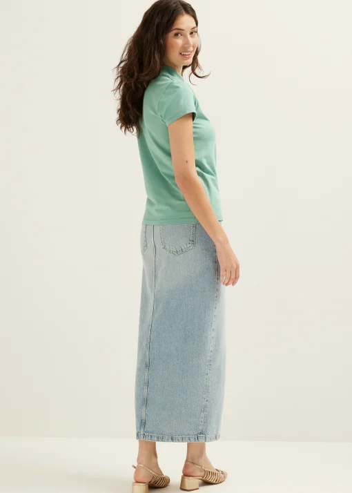 T-shirt met turtleneck