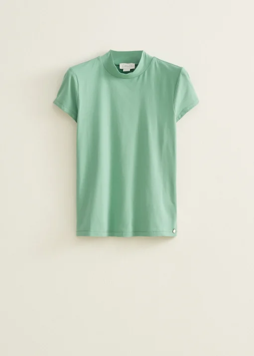 T-shirt met turtleneck