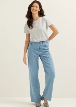 T-shirt met zilveren studs
