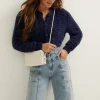 Vest met fluffy structuur