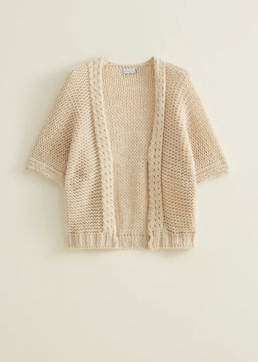 Vest met gevlochten details